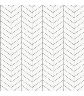 3118-25097 - Birch and Sparrow Wallpaper by Chesapeake-Bison Herringbone