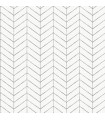 3118-25097 - Birch and Sparrow Wallpaper by Chesapeake-Bison Herringbone