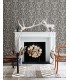 3118-12704 - Birch and Sparrow Wallpaper by Chesapeake-Kiwassa Antler Damask