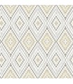 3118-12711 - Birch and Sparrow Wallpaper by Chesapeake-Ganado Ikat