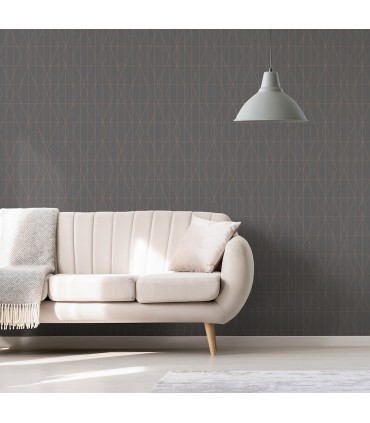 UW24788 - Brewster Essentials Wallpaper-LeVeque Deco Diamond Geo