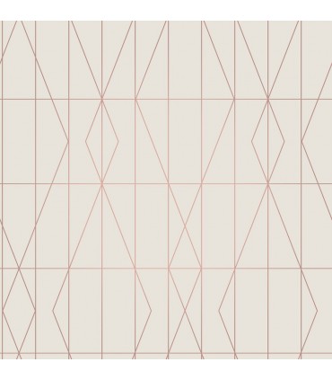 UW24787 - Brewster Essentials Wallpaper-LeVeque Deco Diamond Geo