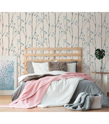 UW24777 - Brewster Essentials Wallpaper-Ingrid Scandi Tree