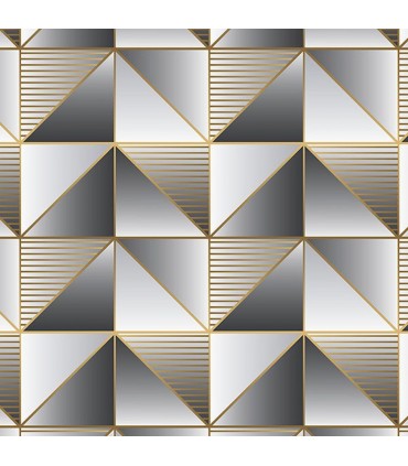 GX37628 - Geometrix Wallpaper by Norwall-Geometric