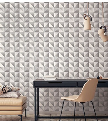 GX37630 - Geometrix Wallpaper by Norwall-Geometric
