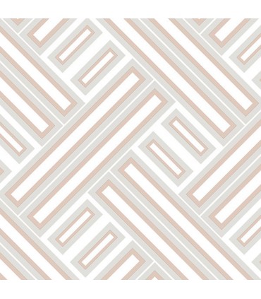 GX37600 - Geometrix Wallpaper by Norwall-Geometric Weave