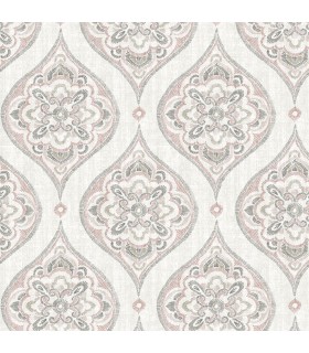 2821-25147 - Folklore Wallpaper by A Street Prints - Adele Damask