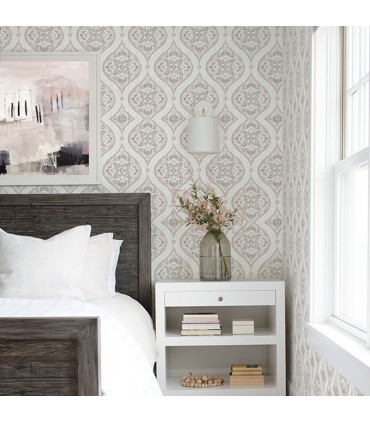 2821-25147 - Folklore Wallpaper by A Street Prints - Adele Damask