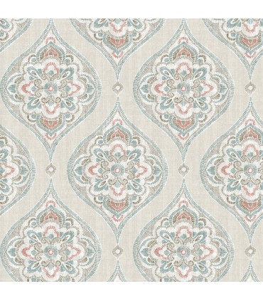 2821-25150 - Folklore Wallpaper by A Street Prints - Adele Damask