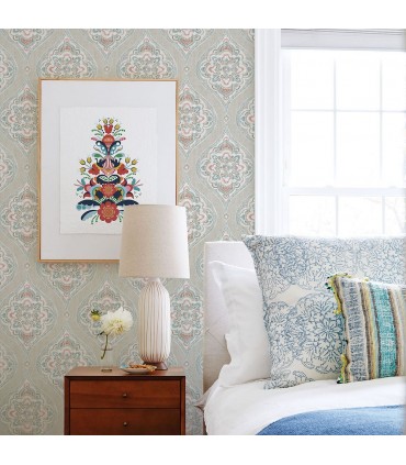 2821-25150 - Folklore Wallpaper by A Street Prints - Adele Damask