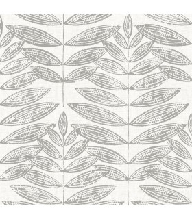 2821-25101 - Folklore Wallpaper by A Street Prints - Akira Leaf