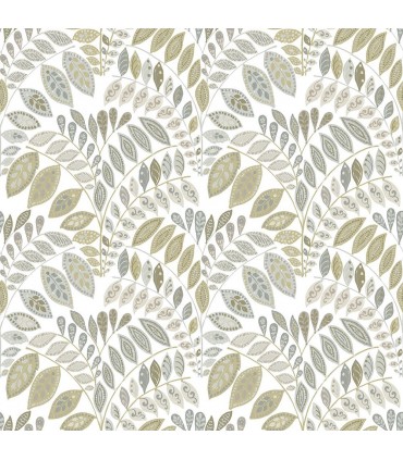 2821-25145 - Folklore Wallpaper by A Street Prints - Fiddlehead Botanical