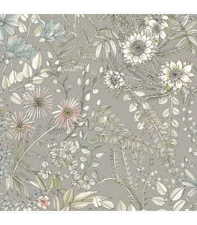 2821-12903 - Folklore Wallpaper by A Street Prints - Full Bloom Floral