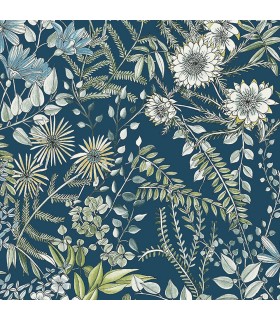 2821-12902 - Folklore Wallpaper by A Street Prints - Full Bloom Floral