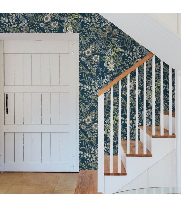 2821-12902 - Folklore Wallpaper by A Street Prints - Full Bloom Floral