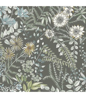2821-12905 - Folklore Wallpaper by A Street Prints - Full Bloom Floral