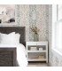2821-25105 - Folklore Wallpaper by A Street Prints - Lovebirds Folk Stripe