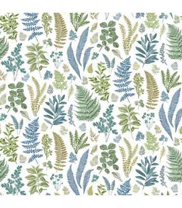 2821-SM25156 - Folklore Wallpaper by A Street Prints - Britta Herbs Wall Mural