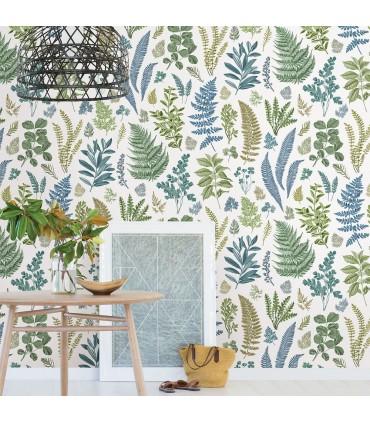 2821-SM25156 - Folklore Wallpaper by A Street Prints - Britta Herbs Wall Mural
