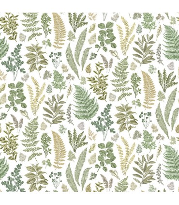 2821-SM25155 - Folklore Wallpaper by A Street Prints - Britta Herbs Wall Mural