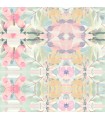 RMK10853WP - Peel and Stick Wallpaper-Synchronized Floral
