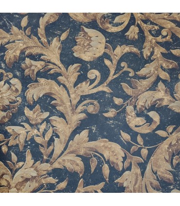 EM5289 - Black and Gold Acanthus Leaves Wallpaper Special