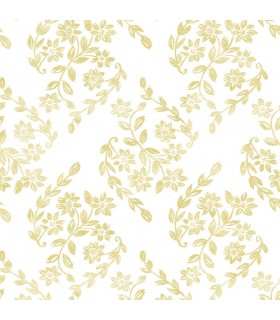 2901-25430 - Perennial Wallpaper by A Street-Arabesque Floral Trail