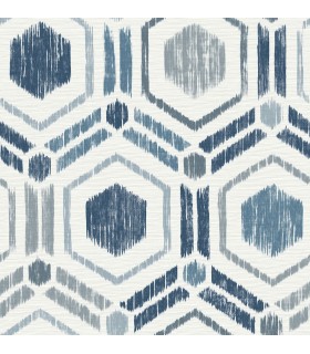 2901-25433 - Perennial Wallpaper by A Street-Borneo Geometric