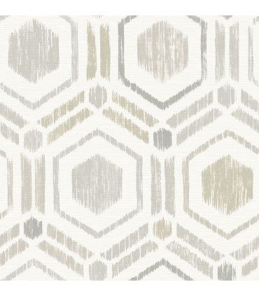 2901-25434 - Perennial Wallpaper by A Street-Borneo Geometric