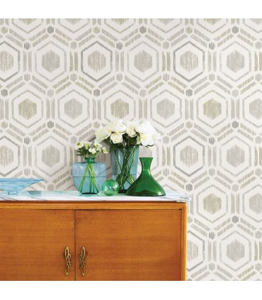2901-25434 - Perennial Wallpaper by A Street-Borneo Geometric