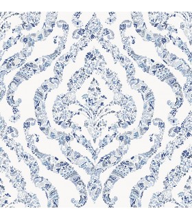 2901-25403 - Perennial Wallpaper by A Street-Featherton Floral Damask