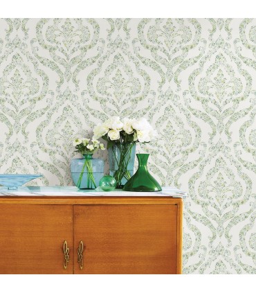 2901-25404 - Perennial Wallpaper by A Street-Featherton Floral Damask