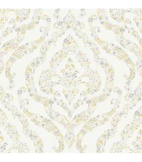 2901-25401 - Perennial Wallpaper by A Street-Featherton Floral Damask