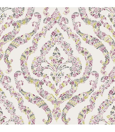 2901-25402 - Perennial Wallpaper by A Street-Featherton Floral Damask