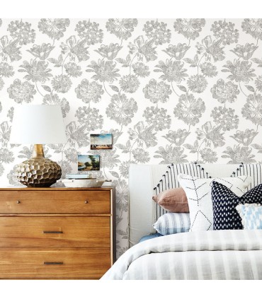 2901-25416 - Perennial Wallpaper by A Street-Folia Floral