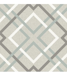 2901-22649 - Perennial Wallpaper by A Street-Saltire Emile Lattice