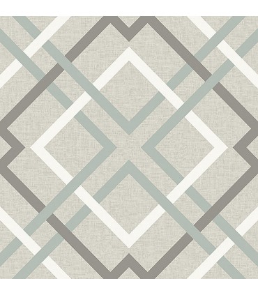 2901-22649 - Perennial Wallpaper by A Street-Saltire Emile Lattice