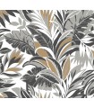 CY1567 - Conservatory Wallpaper by York-Palm Silhouette
