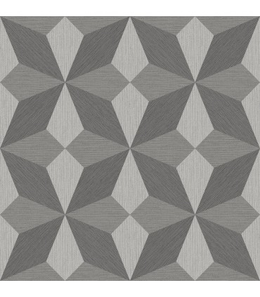 2908-25300 - Alchemy Wallpaper by A Street-Valiant Faux Grasscloth Geometric