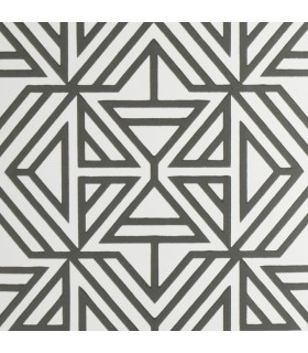 2902-87331 - Theory Wallpaper by A Street-Helios Geometric Flocked