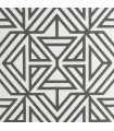 2902-87331 - Theory Wallpaper by A Street-Helios Geometric Flocked