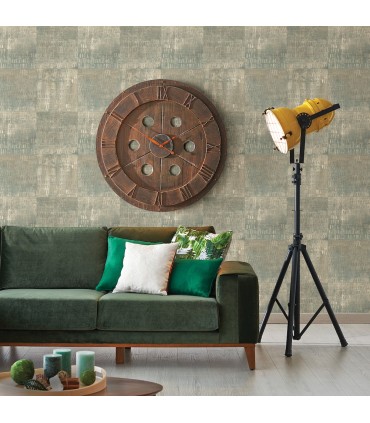 2922-25380-Trilogy Wallpaper by A Street-Conundrum Faux Metal