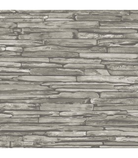 2922-25370 - Trilogy Wallpaper by A Street-McGuire Stacked Slate