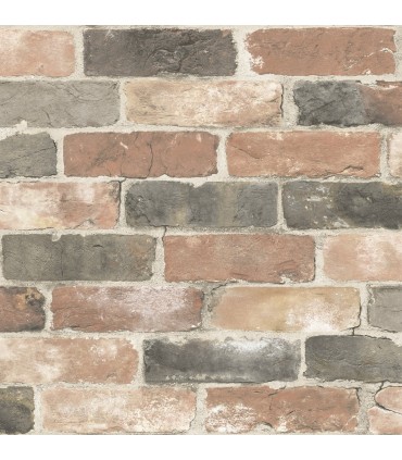 2922-22320 - Trilogy Wallpaper by A Street-Rustin Reclaimed Bricks