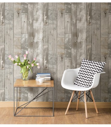 2922-24054 - Trilogy Wallpaper by A Street-Samuel Distressed Wood
