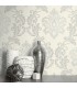 2765-BW40108 - GeoTex Wallpaper by Kenneth James-Adela Twill Damask