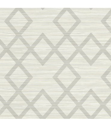 2765-BW40408 - GeoTex Wallpaper by Kenneth James-Vana Woven Diamond