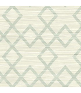 2765-BW40404 - GeoTex Wallpaper by Kenneth James-Vana Woven Diamond