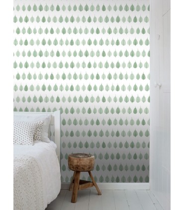 DD128847 -Origin Luxury Wallpaper by Estahome-Greenhouse Leaves