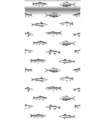 DD138967 -Origin Luxury Wallpaper by Estahome-Fiyero White Fish